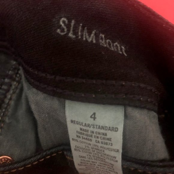 American Eagle Slim Boot cut Jeans Size 4 - Picture 6 of 7